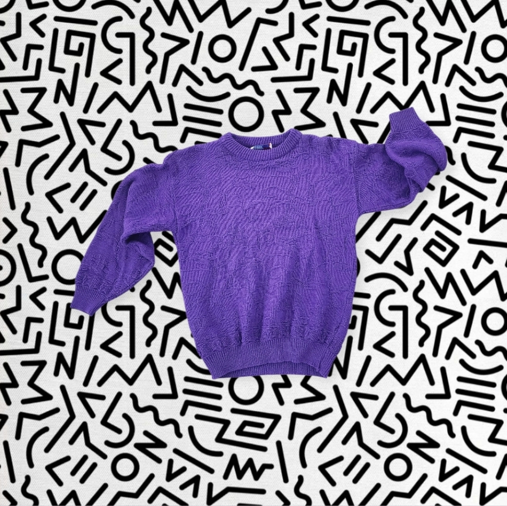 Womens Purple Sweater